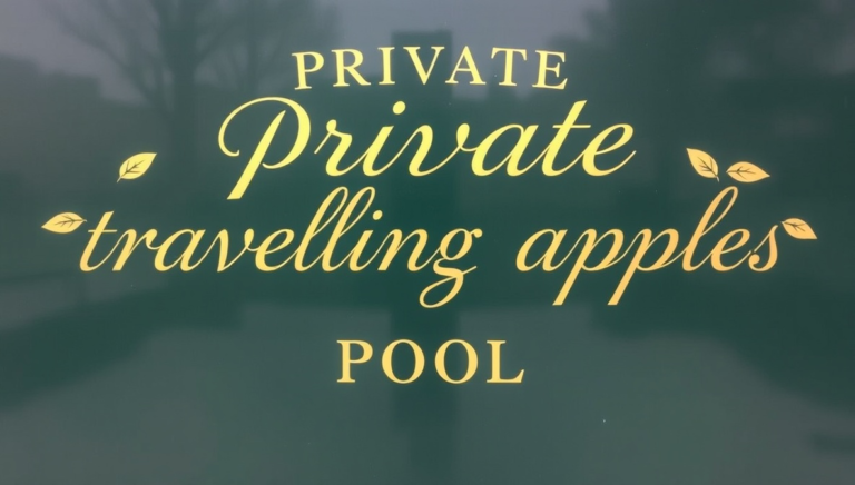 private travellingapples pool