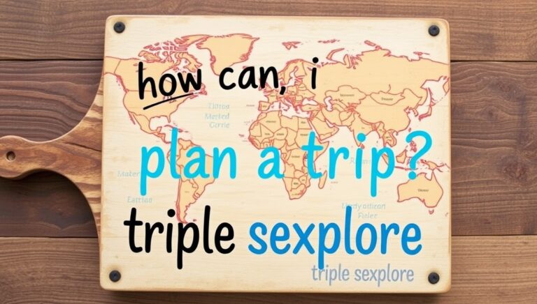 how can i plan a trip traplesexplore