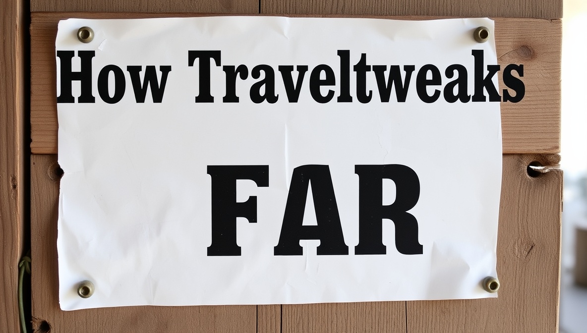 how traveltweaks far