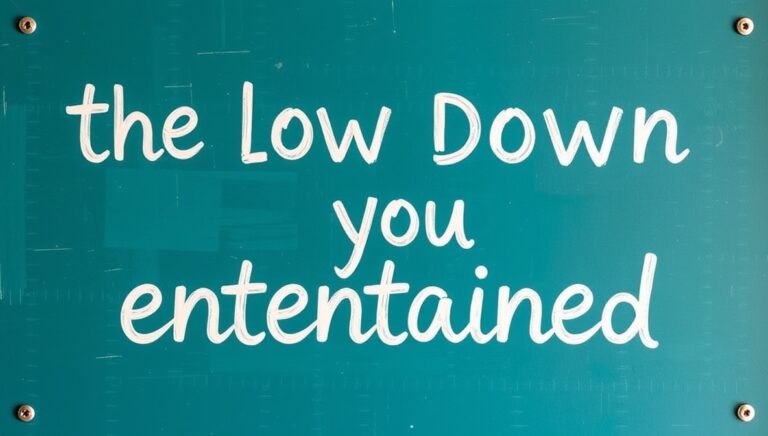 thelowdownunder you entertained